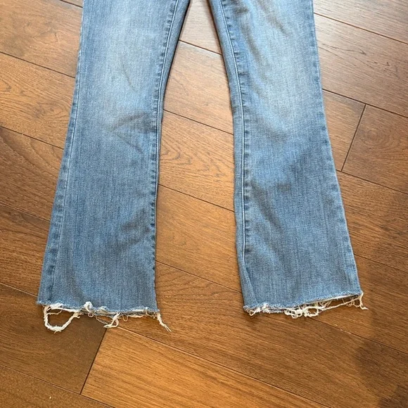 Frame Flair Jeans Raw Hem Size 25 Light Wash C5-021 - Picture 6 of 7